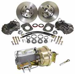 Wheel size 14" x 7" Kit mounts to your original spindle making installation a snap! Application info: fits 1964-70 V-8 Drum Mustangs, 5 x 4.5" bolt pattern 64-24525 l 64-66....................$ 599.