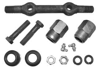 64-26364 64-66 V8, power LH.........$ 19.00 ea. 67-26365 67-69 all, LH or RH.........$ 19.00 ea. Includes: shaft, bushings, grease seals, bolts and zerk fittings.