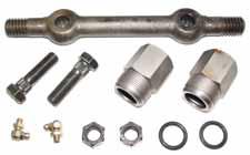 Kit includes: (2) upper & (2) lower control arms with ball joints & bushings, (2) coil spring perches, (2) coil spring