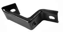 bumper to fender fillers, Chrome rear bumper, (2) rear bumper brackets, (4) rear bumper to body pads, front and rear bolt