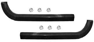 Kit includes: Chrome front bumper, (2) inner front bumper brackets, (2) outer front bumper brackets, (2) fender to bumper