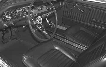 SEAT UPHOLSTERY 1966 STANDARD INTERIOR SEAT UPHOLSTERY 1965-1966 DELUXE-PONY INTERIOR SEAT UPHOLSTERY 1965-1966 DELUXE-PONY INTERIOR Front buckets only, seat upholstery 66-15060 66 black...............$ 136.