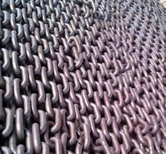 Studless Chain - Grade 2 & 3 Available Galvanised or Black Larger sizes available on request. Grade 2 Grade 3 Dia. Proof Load (tonne) Grade 2 Breaking Load (tonne) (kg/m) 14 5.20 11.82 3.96 16 6.