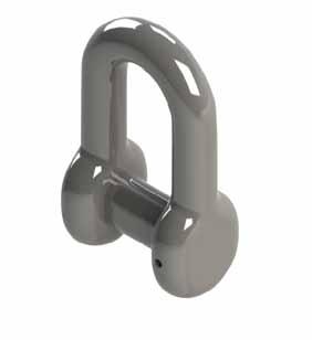 Anchor Joining Shackle Cortland offers both standard Anchor and Chain Joining shackles as well