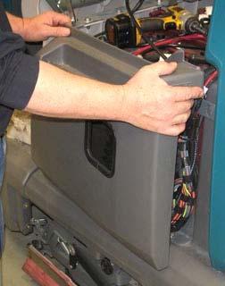 MAINTENANCE CHANGING THE ON BOARD BATTERY CHARGER FUSE FOR SAFETY: Before leaving or servicing machine,