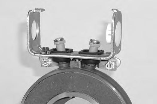 (See Figure 11) Figure 11 Step 3 Mount conduit box to bracket. The conduit box flange must be toward flange side or the magnet (rear of bracket).