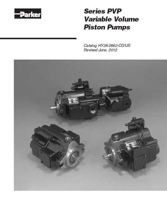 2/ Variable Displacement PVP Series Pumps Markets Industrial Oil & Gas Power Gen Material Handling Power Units,
