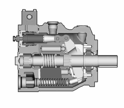 2/ Variable Displacement PV Plus Series Pumps PVplus High Pressure Industrial Piston Pumps (Industrial) D Shaft Option "K" F H G 2 C E Dimensions, inch (mm) Model 2 Max. C D Max.