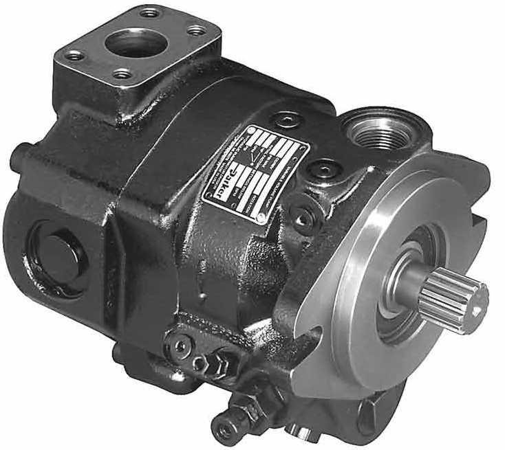 2/ Variable Displacement PVC Series Pumps Variable xial Piston Pumps Controls Features High Strength Cast-Iron Housing Pressure Compensation uilt-in Supercharger Ensures High Speed Capability - 3000