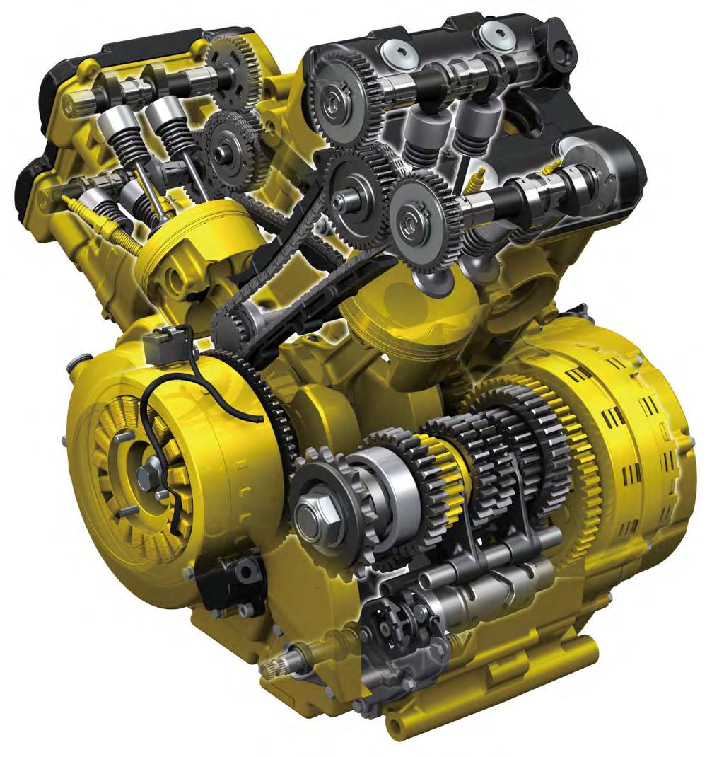 New Engine Design Newly designed engine parts* increase both maximum horsepower and torque compared to previous generation Cylinder heads