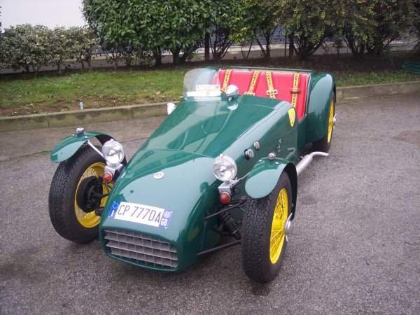 This Lotus Seven S1 from 1959 is for sale at Christano Luzzago, Brescia, Italy Just totally restored, wire wheels.