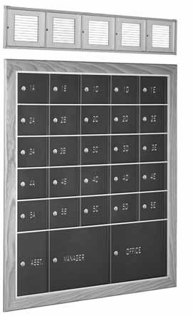 D I R E C T O R I E S & M O U N T I N G D I M E N S I O N S TOP MOUNTED DIRECTORY FOR 6200/6300 SERIES ONLY FOR HORIZONTAL MAILBOXES TYPE 6912 FOR FRONT LOADING MAILBOXES TYPE 6913 FOR REAR LOADING