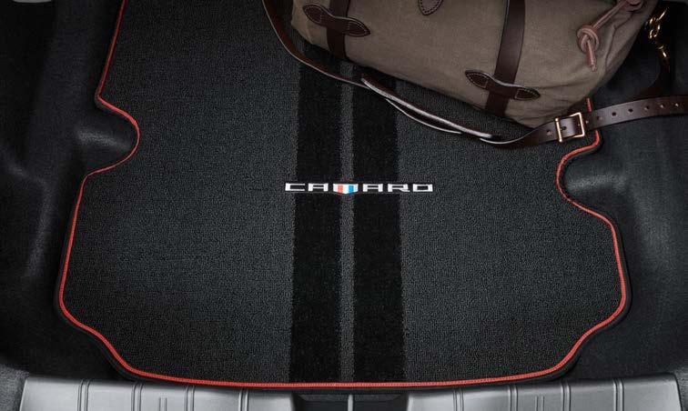 PREMIUM CARPETED FLOOR MATS IN JET BLACK WITH 1LE LOGO (FRONT AND REAR) Shown with Gray Stitching