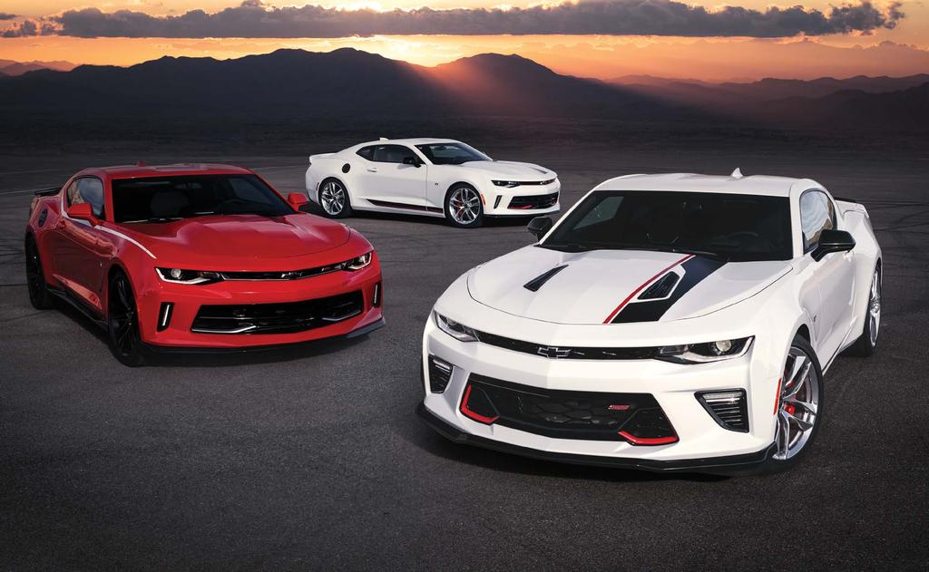 MODELS WHAT WILL YOU MAKE OF IT? 4 2018 CAMARO LS, LT AND SS COUPE AND CONVERTIBLE With so many personalization choices, Camaro is what you make it.