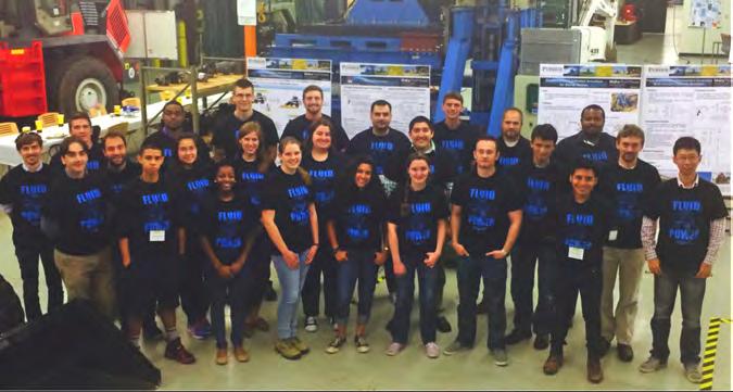 Four 2014 REU and one 2013 REU attended the CCEFP s Fluid Power Innovation and Research Conference 2014 (FPIRC14) at Vanderbilt University in Nashville, TN, where they participated and presented