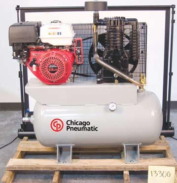 TWO STAGE GAS DRIVE COMPRESSORS 9 TO 13 HP THE RCP GASOLINE DRIVEN COMPRESSORS - GREAT PERFORMANCE AND VALUE Built for the service professional and delivering up to 25.