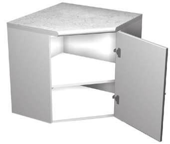 BASE UNITS BASE UNITS 56.4 CM HIGH UNITS / 27.6 CM HIGH PLINTH ALL PRICES INCLUDE Handles Laminate worktop without upstand Plinth and legs (when requested) 1 DOOR ROUNDED CUT BACK UNIT (LH shown) 56.