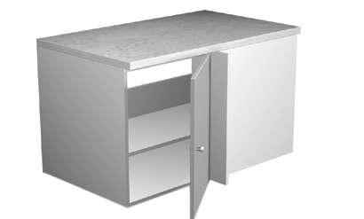 HI-LINE UNITS 69.2 CM HIGH UNITS / 15 CM HIGH PLINTH ALL PRICES INCLUDE Handles Laminate worktop Plinth and legs (when requested) HI-LINE ANGLED CUT BACK UNIT (RH shown) 69.