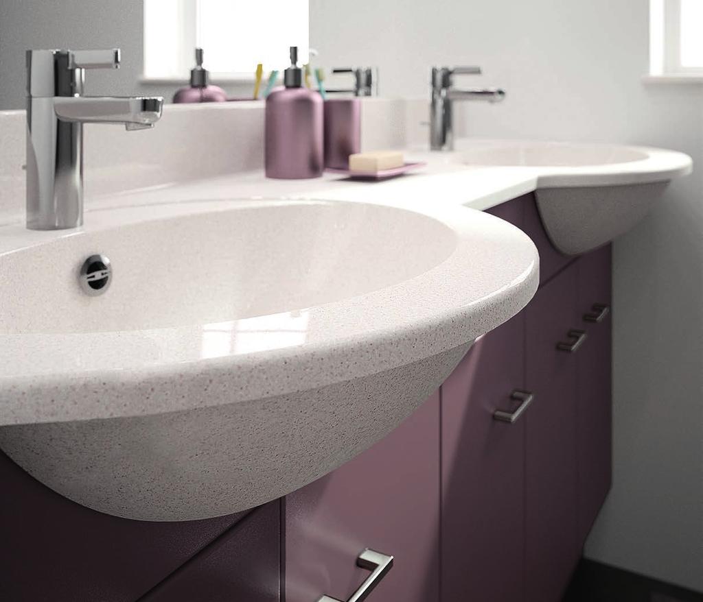 SMO A unique material for the bathroom SMO is an exclusive, hard wearing material created from a mixture of over 80% natural stone powders and an applied antibacterial surface gel coat.