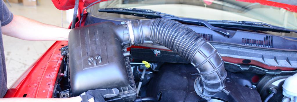 Remove the stock OEM Intake Box and tube by
