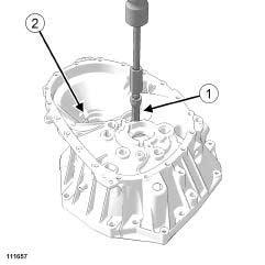 Clutch housing bearing: Removal - Refitting Essential special tooling II - OPERATION FOR REMOVAL OF PART CONCERNED Bvi. 1418 Bvi. 1743 Bvi. 1722 Adjustable support for fitting bearings.