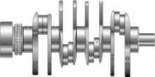 Engine mechanicals The crankshaft W8 crankshaft The crankshafts used in the W engines are manufactured from forged tempered steel.