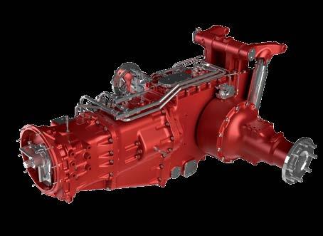 T180 Agricultural transaxle Designed for Standard Field Tractors with up to 180 HP, in configurations ranging from a basic Power High-Low version to the Power Shift Dual Clutch (Carraro Twin Shift )