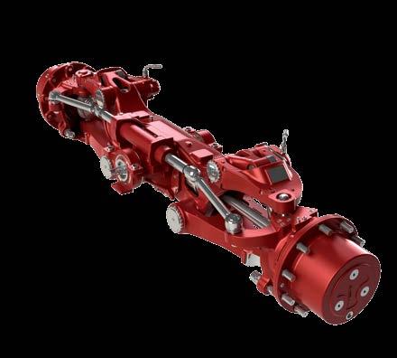 5 In addition to its comprehensive range of steering drive axles, Carraro has also developed an equivalent version with an integrated suspension function. Peak Torque @ Wheels knm 16 26.6 30.8 35 60.