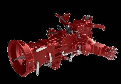 T50 Agricultural transaxle This lightweight unit for Utility and Standard Tractors up to 50 HP is also ideal for paddy field use, and is available in several versions, from the basic collar shift, to