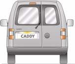 Body Wing doors The Van version of the 2004 Caddy comes with glazed wing doors split in the ratio 2/3 to 1/3.