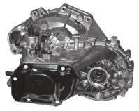 Changes: Shaft spacing increased Axle drive reinforced Gearbox and clutch housing adapted Without sender for driving speed 5-speed gearbox 0AH 5-speed gearbox 0A4 S328_133 S328_047 The gearbox is a