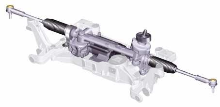 Chassis Electromechanical power steering The 2004 Caddy is equipped with a electromechanical power steering system (manufacturer ZF), which is made up of the following main components the steering