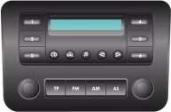Radio, telephone and navigation Radio systems Two different radios are available for the 2004 Caddy.