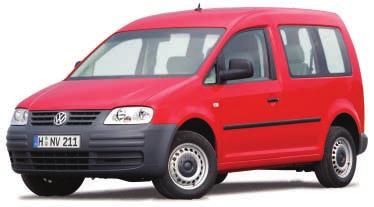 Caddy Shuttle/Caddy Life The Shuttle version of the 2004 Caddy, offering further highlights compared with the Caddy Van, comes in 2 versions: Caddy Shuttle is the Basic version and Caddy Life is the