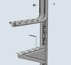 EDF RAIL EDF Rail makes multiple floor mounted cable tray runs easier and faster to install.