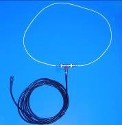 It is mounted by encircling a shaft, with a radial distance to the transmitter of 10 inches or less.