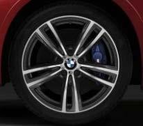 light alloy wheels Star-spoke style 407 Front: 8 J x 19 / tyres 225/40 R 19, 5 J x 19 / tyres