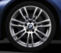Double-spoke style 442 M, 21C Bicolour Orbit Grey metallic Front: 8 J x 19 / tyres 225/40 R 19, 5