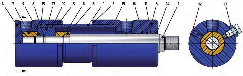 REPLACMENT PARTS When ordering spare parts, always include the imprinted order number, which is located to the right of the base-end connection (in reference to the piston rod).