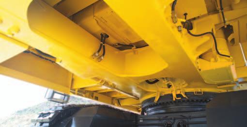 This process is supported by the Komatsu distributors, factory and design team. This contributes to reduced repair costs and to maintaining maximum availability.
