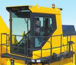 COMFORT /WORKING ENVIRONMENT Equipment designed to minimize operator fatigue An achievement in