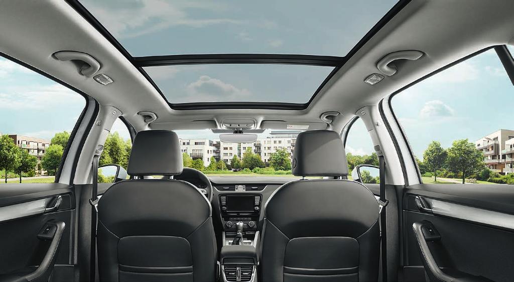 INTERIOR DESIGN The spaciousness of the ŠKODA vehicles is now legendary and the OCTAVIA is certainly not an exception. On the contrary, the model meets the highest expectations in this respect.