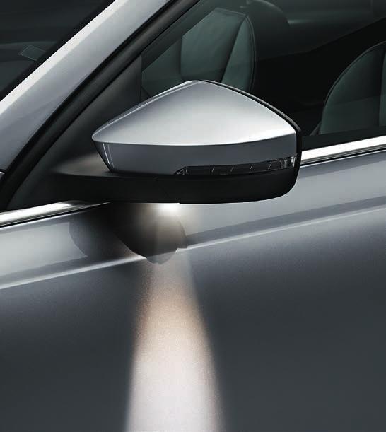 into the external side-view mirrors, enables you to safely enter