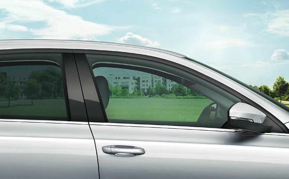 The harmony of the OCTAVIA model design is most distinctive when viewed from the side.