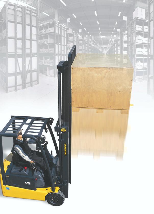 Productivity... is standard equipment! The ultimate judge of any Lift Truck is its productivity and that s where Daewoo s AC CONTROL SYSTEM really shines!
