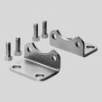 Clamping units Accessories Foot mounting HNC Material: Galvanised steel Free of copper and PTFE Dimensions and ordering data For AB AH AO AT AU SA TR US XA XS CRC 1) Weight Part No.