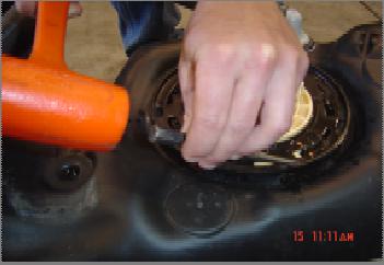 STEP 2: Preparing Suction and Return Line Very Important: Before removing the fuel tank identify ALL areas of clearance between the