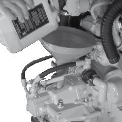 Remove the fillercap to vent the gearbox and check if all oil has been drained Collect the oil in a dripping pan.