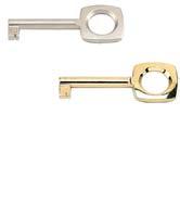 Locks with single key operation Keys Nickel-plated or brass-plated Key type 08 Zinc, die-cast 75