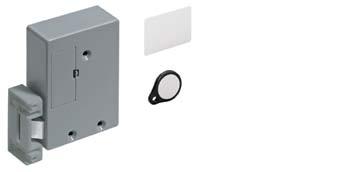 lock RFID Sliding door lock 125 khz Sliding door lock RFID 125 khz Reader and control unit with integrated locking mechanism Can be used on sliding furniture doors Locking authorisations for up to 50